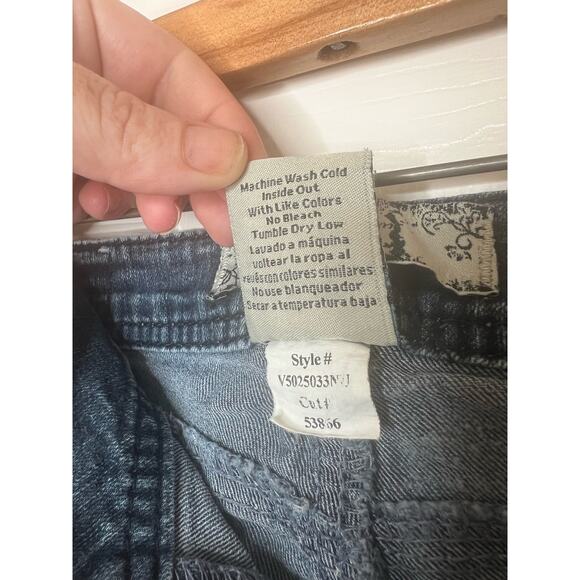 Vintage Y2K 2000s 17/21 Exclusive Denim Women's Jeans Missing Back Button Size 4 - Picture 8 of 14